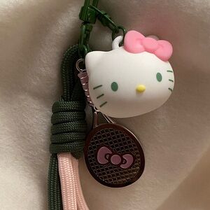 MINISO x Hello Kitty Tennis Exclusive Pink & Green Tennis Charm Strap
